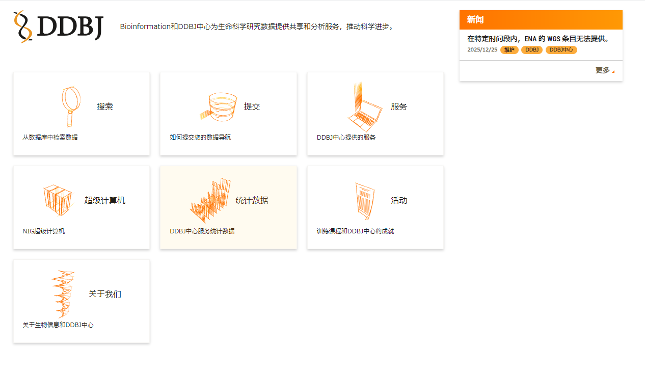 日本生物信息和DDBJ中心（BI-DDBJ）