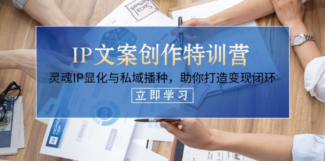（14330期）IP文案创作特训营，灵魂IP显化与私域播种，助你打造变现闭环（14节课）-知拾光-汇聚优质知识，拾获理想前程。