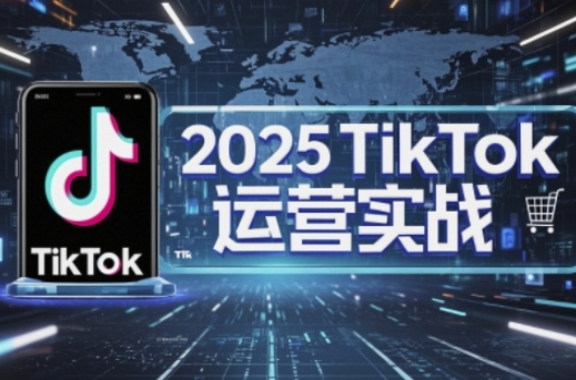 2025TikTok电商运营，掌握TikTok店铺运营核心技巧，实现低成本高转化-知拾光-汇聚优质知识，拾获理想前程。