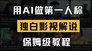 用AI做第一人称独白影视解说，手把手教学，保姆级教程-知拾光-汇聚优质知识，拾获理想前程。