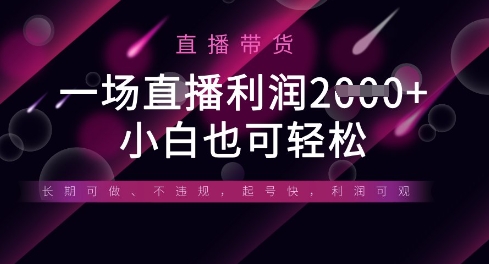 半无人直播带货，一场利润数张，适合所有平台玩法，小白也可轻松-知拾光-汇聚优质知识，拾获理想前程。